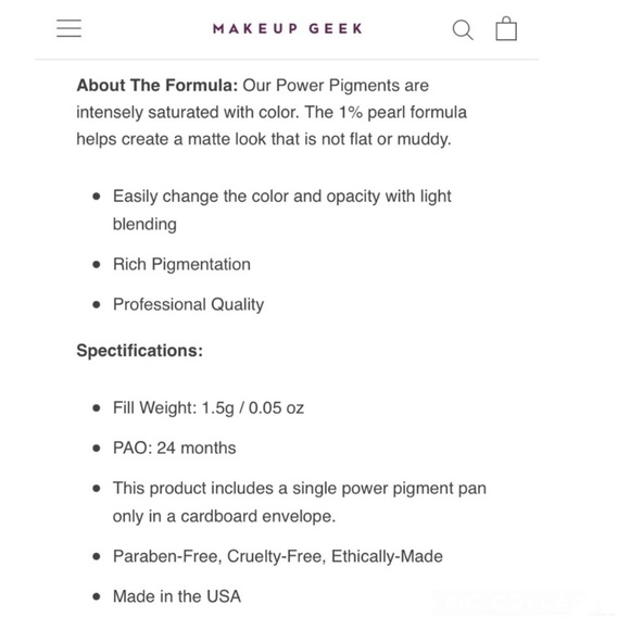 NWT Full Size MAKEUP GEEK Square ‘Power Pigment’ Matte Eyeshadow “DYNAMIC” - Picture 7 of 10